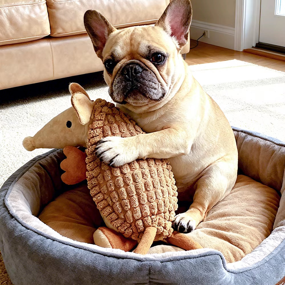 Tear-Proof Washable Interactive Pet Plush Toys – Calming Boredom-Buster Chew Vocal Companions