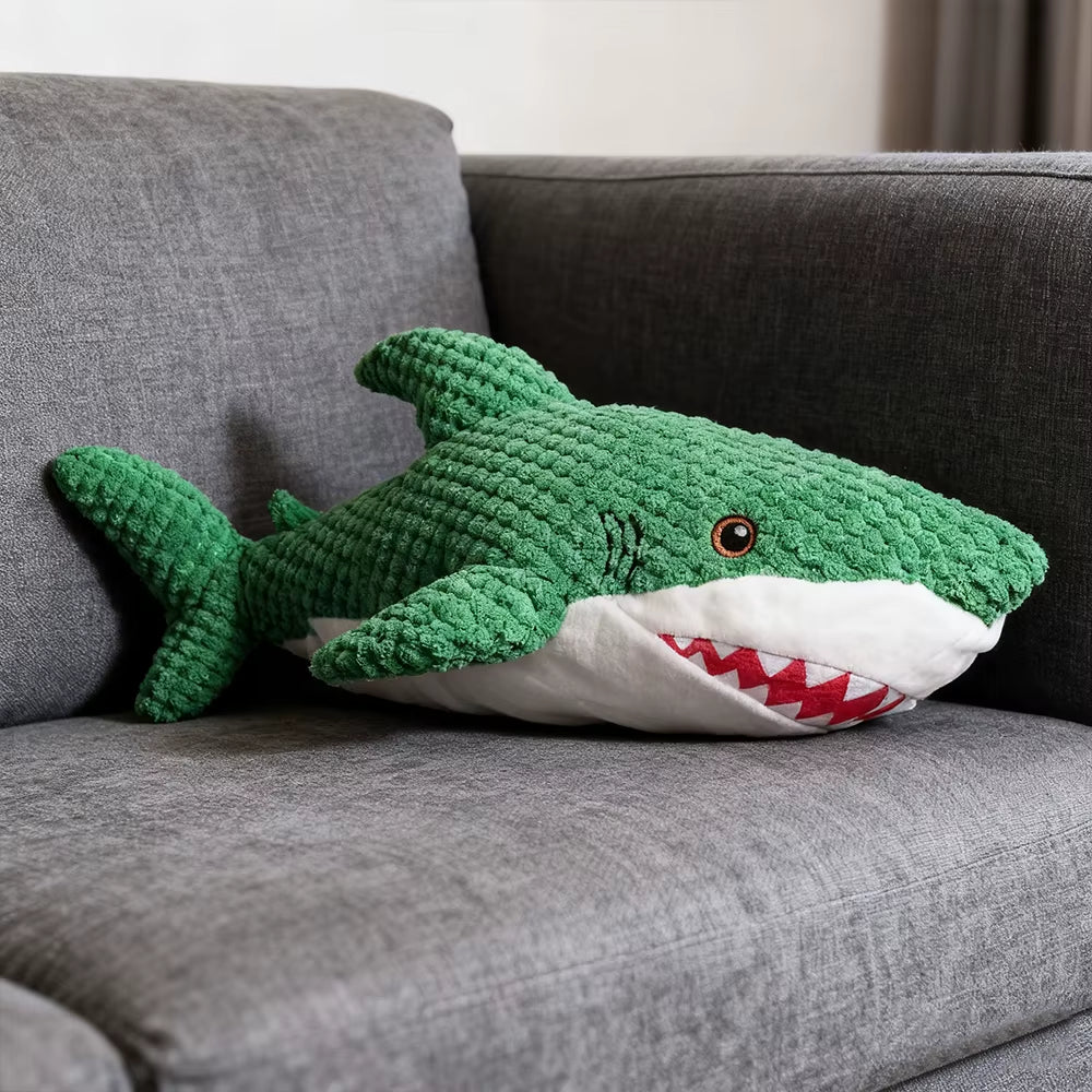 Pet Chew-Resistant Plush Interactive Toy with Sound, Parrot-Shaped, Suitable for Large, Medium, and Small Pets like Cats and Dogs, Double-Layer Fabric, Built-In Airbag