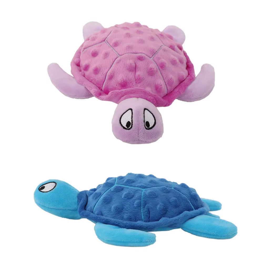 Turtle Squeak Dog Toy Sea Turtle Puppy Plush Pet Toy Play Interactive Supplies