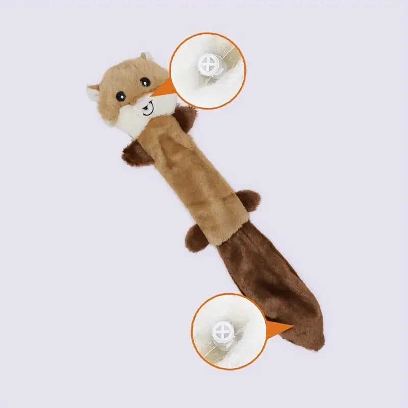 Simulated Animal Holster No Stuffing with Squeaker Dog Chew Toy Dog Sound Toy Durable Plush Crinkle Pet Squeak Toys Pet Supplies