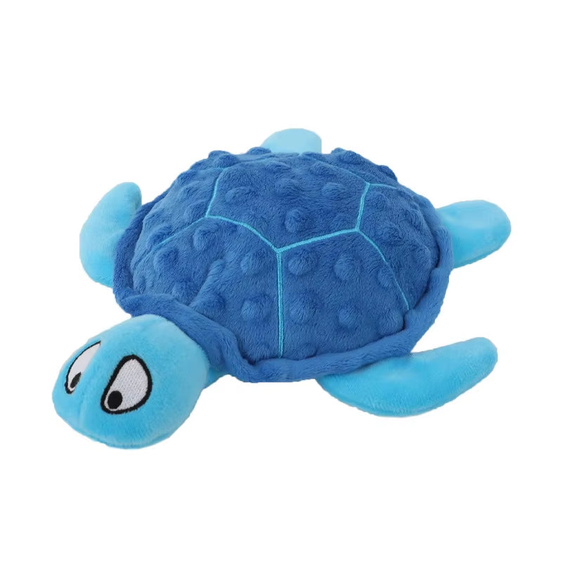 Turtle Squeak Dog Toy Sea Turtle Puppy Plush Pet Toy Play Interactive Supplies