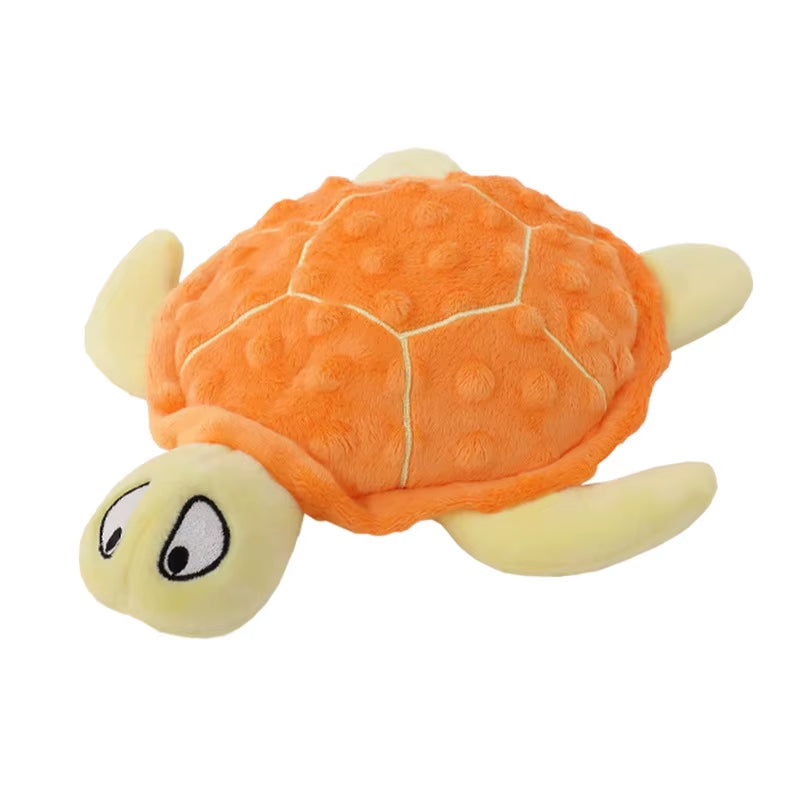 Turtle Squeak Dog Toy Sea Turtle Puppy Plush Pet Toy Play Interactive Supplies