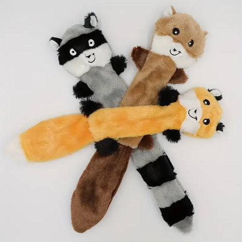 Simulated Animal Holster No Stuffing with Squeaker Dog Chew Toy Dog Sound Toy Durable Plush Crinkle Pet Squeak Toys Pet Supplies
